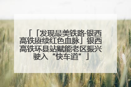 「发现最美铁路·银西高铁赓续红色血脉」银西高铁环县站赋能老区振兴驶入“快车道”