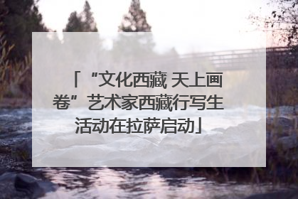 “文化西藏 天上画卷”艺术家西藏行写生活动在拉萨启动