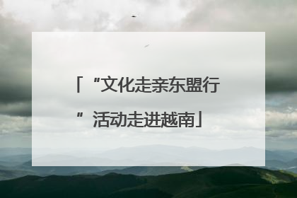 “文化走亲东盟行”活动走进越南