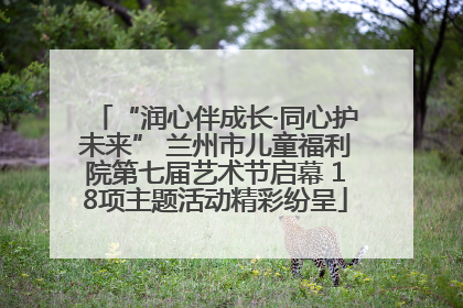 “润心伴成长·同心护未来” 兰州市儿童福利院第七届艺术节启幕 18项主题活动精彩纷呈