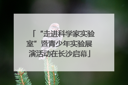 “走进科学家实验室”暨青少年实验展演活动在长沙启幕