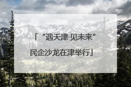 “遇天津·见未来”民企沙龙在津举行