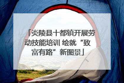 炎陵县十都镇开展劳动技能培训 绘就“致富有路”新图景
