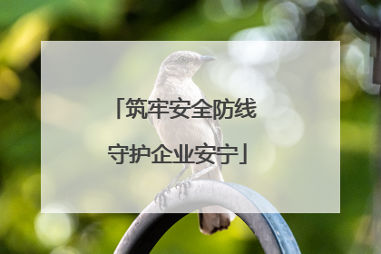 筑牢安全防线 守护企业安宁