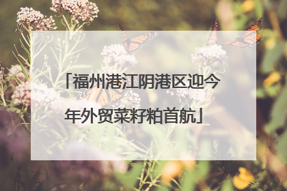 福州港江阴港区迎今年外贸菜籽粕首航
