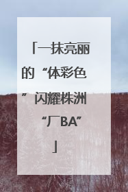 一抹亮丽的“体彩色”闪耀株洲“厂BA”