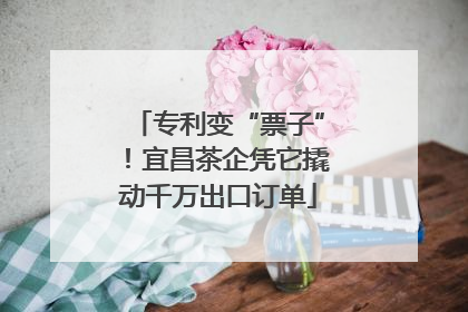 专利变“票子”！宜昌茶企凭它撬动千万出口订单