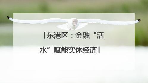 东港区：金融“活水”赋能实体经济