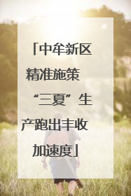 中牟新区精准施策 “三夏”生产跑出丰收加速度