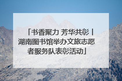 书香聚力 芳华共彰丨湖南图书馆举办文旅志愿者服务队表彰活动
