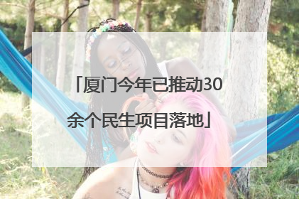 厦门今年已推动30余个民生项目落地