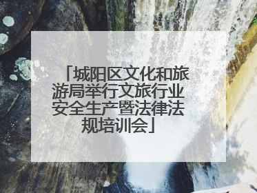 城阳区文化和旅游局举行文旅行业安全生产暨法律法规培训会