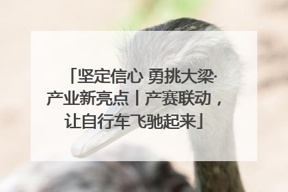 坚定信心 勇挑大梁·产业新亮点丨产赛联动，让自行车飞驰起来