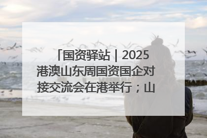 国资驿站｜2025港澳山东周国资国企对接交流会在港举行；山东黄金成功在境外发行3亿美元绿色债券