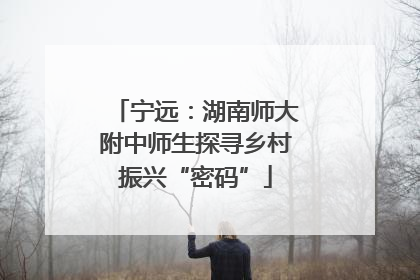 宁远：湖南师大附中师生探寻乡村振兴“密码”