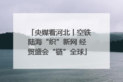 央媒看河北丨空铁陆海“织”新网 经贸盛会“链”全球
