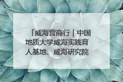 威海营商行｜中国地质大学威海实践育人基地、威海研究院在经开区揭牌
