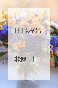 打卡孝昌非遗！