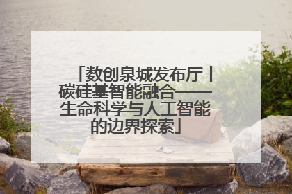 数创泉城发布厅丨碳硅基智能融合——生命科学与人工智能的边界探索