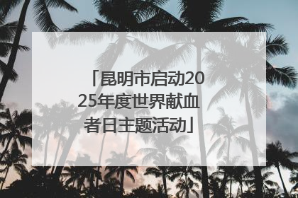 昆明市启动2025年度世界献血者日主题活动