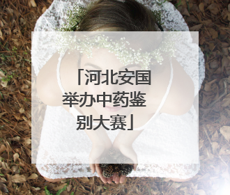 河北安国举办中药鉴别大赛