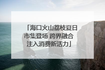 海口火山荔枝夏日市集登场 跨界融合注入消费新活力