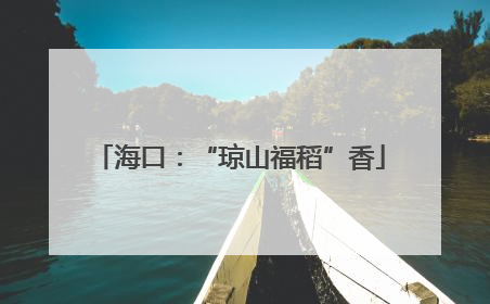 海口：“琼山福稻”香