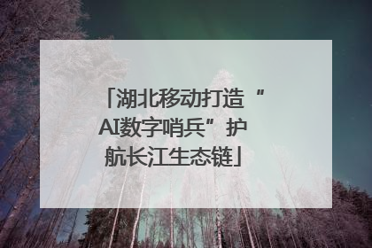 湖北移动打造“AI数字哨兵”护航长江生态链