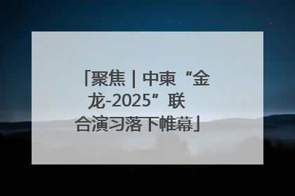 聚焦｜中柬“金龙-2025”联合演习落下帷幕