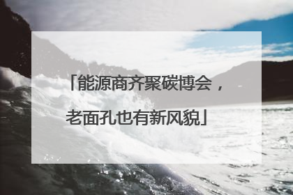能源商齐聚碳博会，老面孔也有新风貌