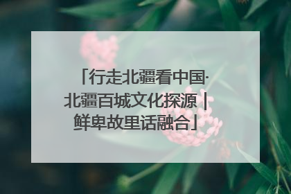 行走北疆看中国·北疆百城文化探源｜鲜卑故里话融合