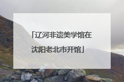 辽河非遗美学馆在沈阳老北市开馆