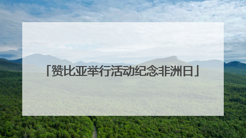 赞比亚举行活动纪念非洲日