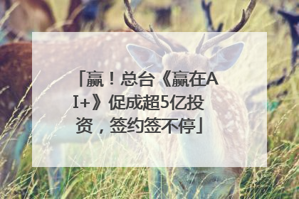 赢！总台《赢在AI+》促成超5亿投资，签约签不停