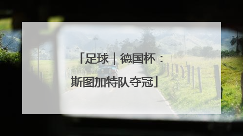 足球｜德国杯：斯图加特队夺冠