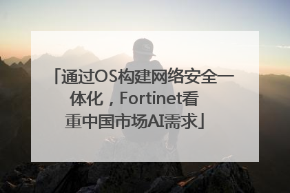 通过OS构建网络安全一体化，Fortinet看重中国市场AI需求