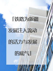 铁路为新疆发展注入流动的活力与发展的底气