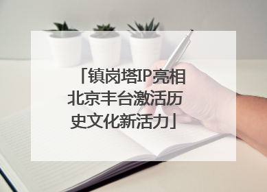 镇岗塔IP亮相 北京丰台激活历史文化新活力
