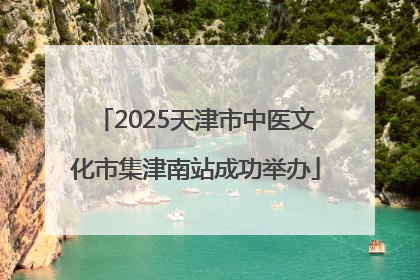 2025天津市中医文化市集津南站成功举办