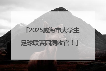 2025威海市大学生足球联赛圆满收官！