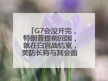 G7会没开完，特朗普提前回国，就在白宫战情室，美防长将与其会面！使馆提醒：在以中国公民尽快陆路离境！国际油价金价继续上涨