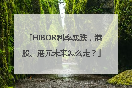 HIBOR利率暴跌，港股、港元未来怎么走？