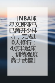 NBA球星文班亚马已离开少林寺，完成10天修行：4点半起床，训练强度高于武僧